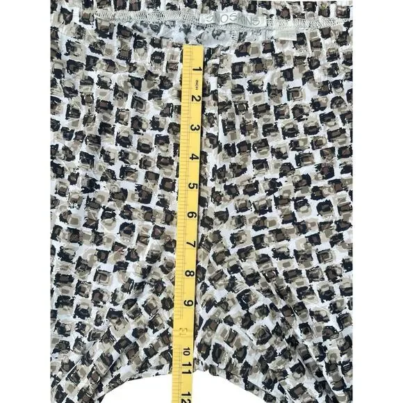 Snoskins Double Knit Jacquard Abstract Print Pull On Pants - Size Small - Picture 6 of 9